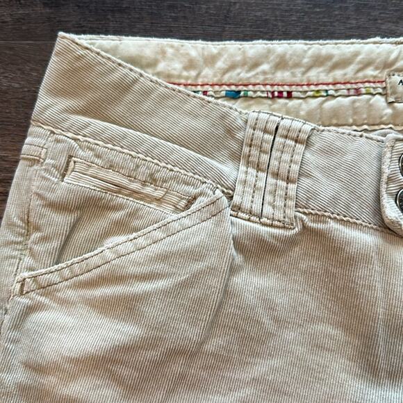 American Eagle Outfitters 10 Long Vintage Y2K Khaki Bootcut Corduroy Pants - Picture 6 of 10